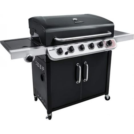 Char-Broil Convective Series 640 B XL - Barbecue a gas a 6 bruciatori e bruciatore laterale, finitura nera. (1/5)