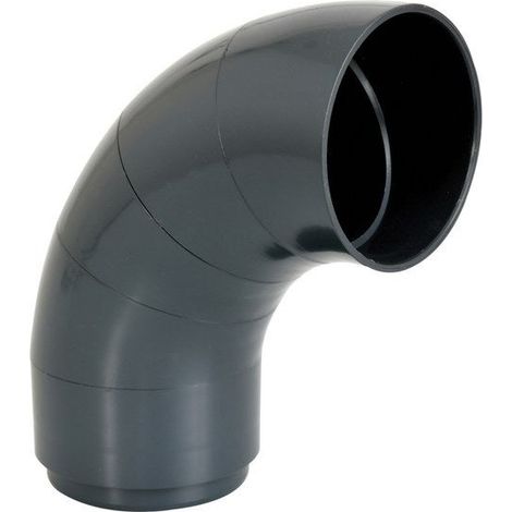 Coude unique pour gouttière Pc80a PVC