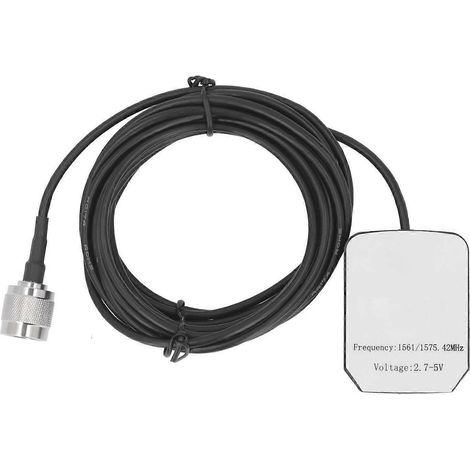 BD GPS-Antenne 2,7–5 V Dual-Mode-Positionierungsantenne mit SMA-Stecker, 3 Meter RG174-Kabel für Fahrzeuge