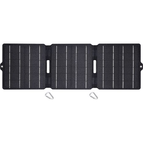 Chargeur solaire pliable 15W étanche ETFE, double USB, sortie DC 5V portable (1/5)
