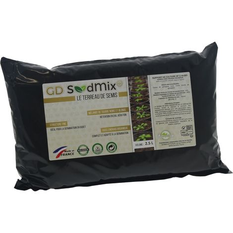 Seedmix - terreau de semis en sac de 2.5 litres - Guano Diffusion