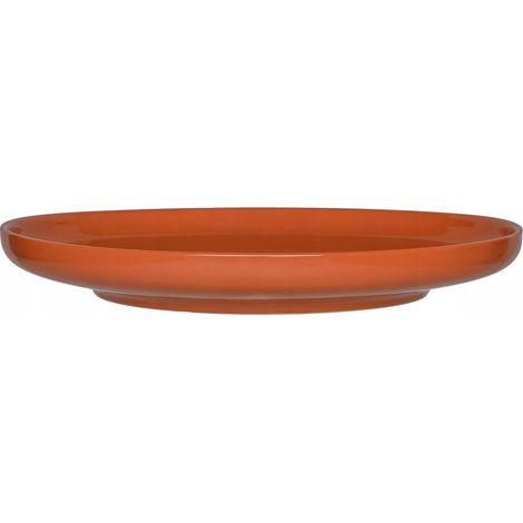 Koziol Simple Essplatte Keramik Orange 26 cm