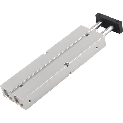 Doppelkolben-Pneumatikzylinder, 20 mm Durchmesser, 150 mm Hub, doppeltwirkender Zylinder für die Automatisierung, kompakter, hochpräziser Aktor, robuste Industriekomponente (1/5)