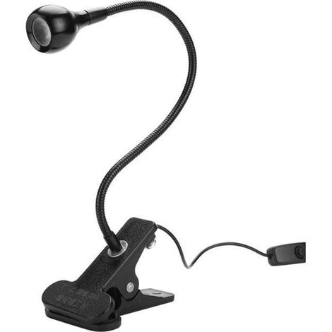 EBTOOLS Lampe de séchage de colle UV USB 3W UV colle lampe ultraviolette LED violet lumière USB avec clip et interrupteur pour la (1/4)