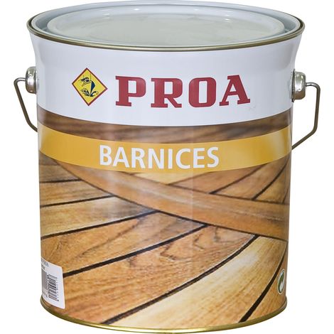 BARNIZ SATINADO AGUA INTERIOR, Transparente 4lts