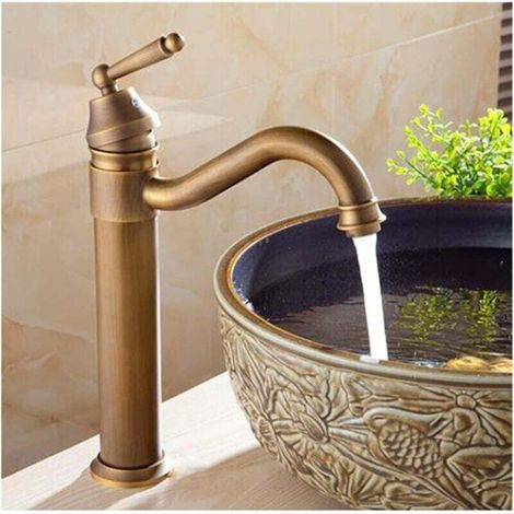 Système de tour de panneau de douche en acier inoxydable, nouveau robinet mitigeur de vanité de salle de bains, robinet de lavabo en cuivre Antique poli
