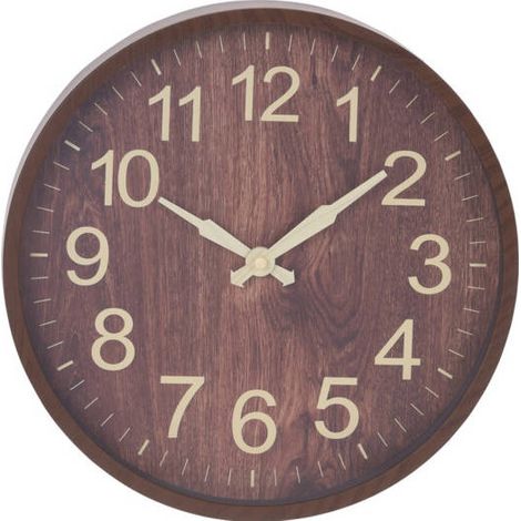 Wanduhr, große Zahlen, Ø 30,5 cm (1/2)