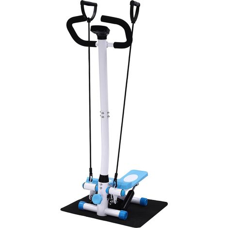 Stepper de fitness, machine à stepper d'exercice, stepper de fitness avec guidon, pour la maison, le bureau, le salon, la salle de sport 29 x 39 x 110 cm (1/5)
