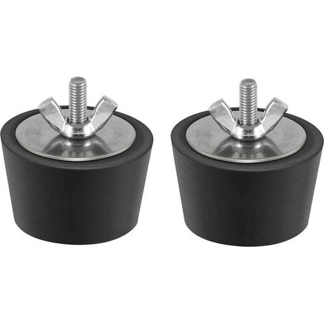Bouchons de piscine Ulisem 2 pièces, diamètre 32-38 mm, bouchons d'hiver en caoutchouc avec vis en acier inoxydable, antigel pour le processus d'hivernage de la piscine du gel aux tuyaux de drainage d (1/4)