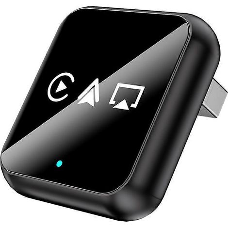 Intelligenter KI 3-in-1 Wireless CarPlay Adapter für CarPlay/Android Auto/AirPlay, Kabelgebundener zu Wireless USB CarPlay Adapter (1/5)