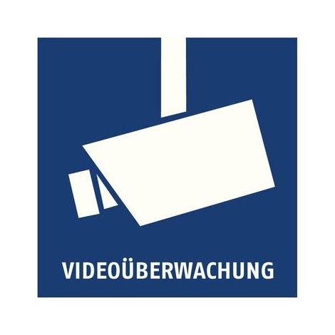 ABUS WARNAUFKLEBER VIDEO BERWACHUNG 90 X 90 (1/4)
