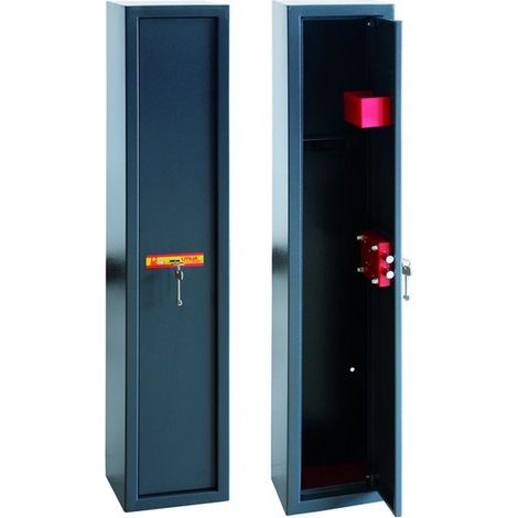 1PZ ARMADIO PORTAFUCILI 2 Posti mm.250x210x1250 h