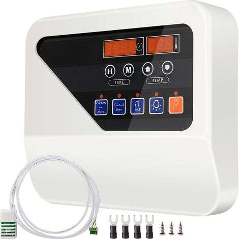 Mophorn Controlador de calentador de sauna externo 3KW9KW Unidad de control de temperatura de tiempo 104221 ℉ Estufa de sauna