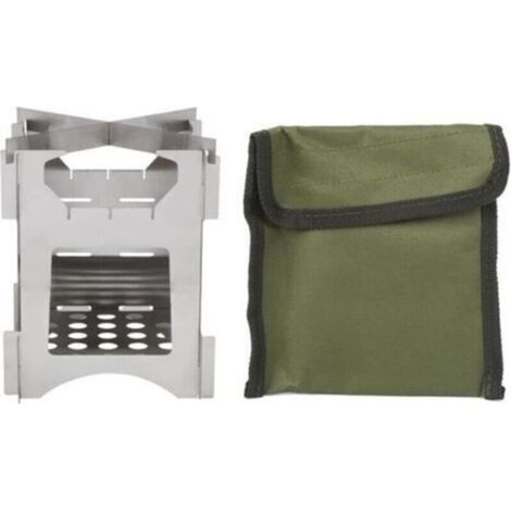 pair Réchaud à bois de camping - Professionnel - Haute résistance - Carburant illimité (1/4)