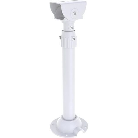 Enowelir Verlängerbarer Montagepfosten für Überwachungskameras, 30CM-60CM Verstellbare Deckenhalterung, Massives Metall mit Pulverbeschichtung (1/3)