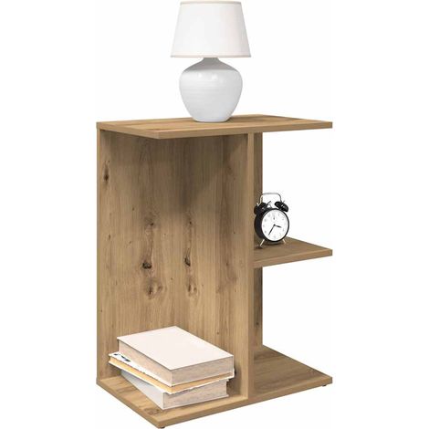Nachttische 2 Stk. Artisan-Eiche 46,5x29x61 cm Holzwerkstoff