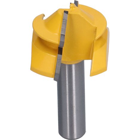 Fraise à défoncer à queue de 1/2 po, angle de 45°, pour le travail du bois, idéale pour les portes et tiroirs d'armoires et les outils CNC manuels (2 po).