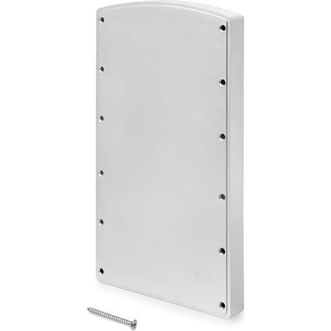 Supplément latéral pour Montage de penderie Rabattable, Vis de Montage, Couleur Gris métallisé, Set de 2 (1/5)