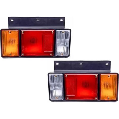 Rückleuchten für Pkw und Lkw, Blinker, Bremslichter, für Isuzu, NPR, ELF, NPR, NKR, NHR und NLR 1987–2022 (Farbe: Links und Rechts) – Crezuo