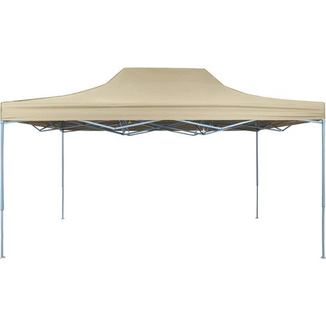 Tente de fête Crème 291 x 431 x 315 cm Tissu Oxford (1/5)