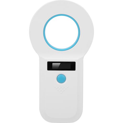 Lecteur de puces électroniques pour animaux, compatible RFID 34,2 kHz/125 kHz, rechargeable, prenant en charge EMID/FDX-B.