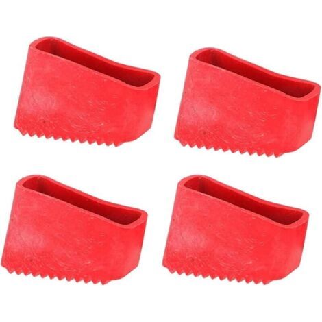 Lot de 4 pieds antidérapants en caoutchouc, pieds d'échelle, pieds d'échelle antidérapants, pieds en caoutchouc antidérapants pour pieds d'échelle (1/4)