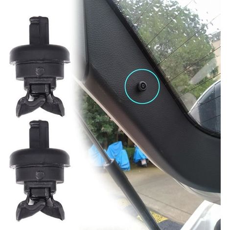 2x pour citroën C4 B7 DS4 DS5 étagère à colis chaîne cordon clips de suspension support de retenue chevilles broches 1606854680 (1/4)