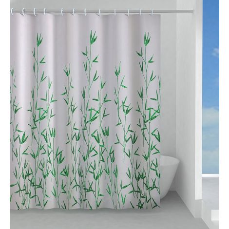 Rideau de douche EUCALIPTO 180x200cm, polyester (1/2)
