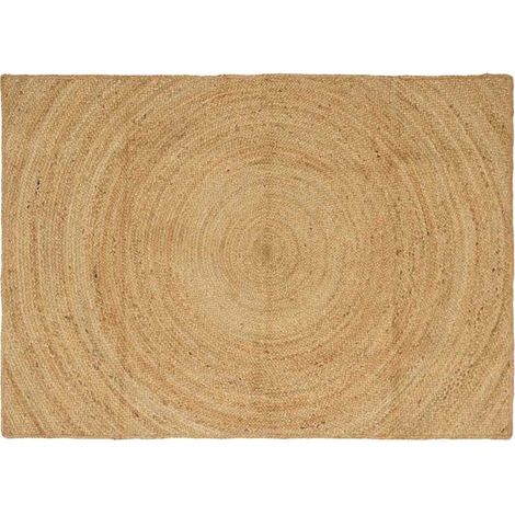 Alfombras de área Rectangular Marrón 120 x 170 cm yute