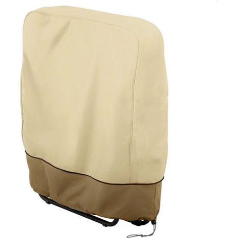 Housse Chaise Jardin, Housse de Protection pour Chaise Longue Pliante, Pliante BaChe Oxford Housse Transat Jardin pour Chaises Empilables Anti-UV, Imperméable, Anti-poussière (1/5)