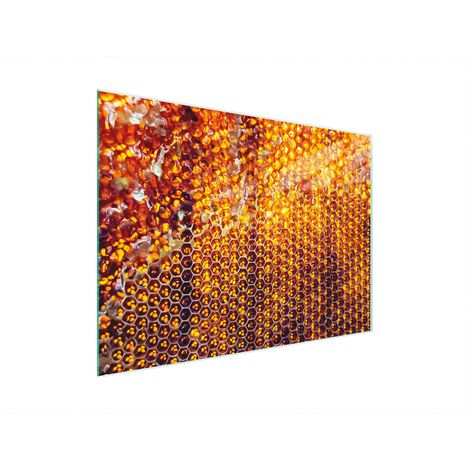 PLANCHE À DÉCOUPER EN VERRE 30x22 MIEL