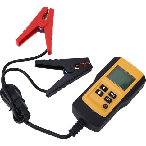 AE300 12V Digitaler Autobatterietester, hochpräzises Multifunktions-LCD-Voltmeter, Auto-Ladeanalysator (1/5)