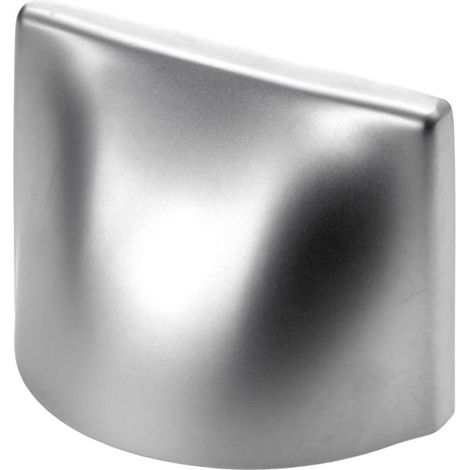 Hettich Möbelgriff Aluminium silber 40,0 x 60,0 x 26,0 mm - 1 Stück Möbelgriff