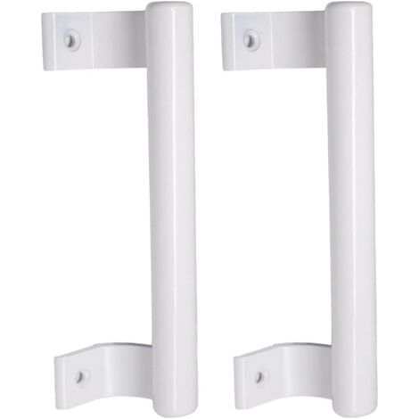 Zweiteiliges 8-Zoll-Schiebetürgriffset aus Aluminiumlegierung, geeignet für Terrassen- und Glastüren. Ersatz für einige ältere Türgriffe.