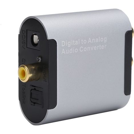 Convertisseur Audio Toslink vers Jack 3,5mm avec Câble Optique pour Son Stéréo (1/5)