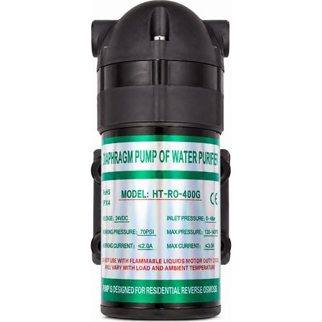 Universal 400G Boosterpumpe für Direktfluss-Umkehrosmose 150G–400G (24V) (1/5)