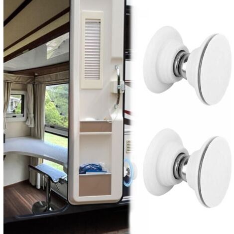 Lot de 2 verrous magnétiques pour porte de camping-car, fixation de porte de voyage pour camping-car et bateau (1/5)