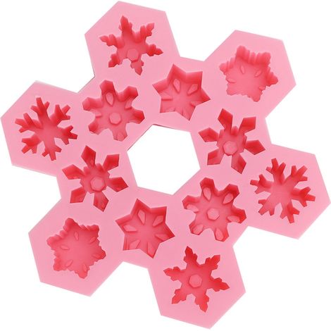 Moule à glaçons en forme de flocon de neige, outil pour faire de la glace maison (1/5)