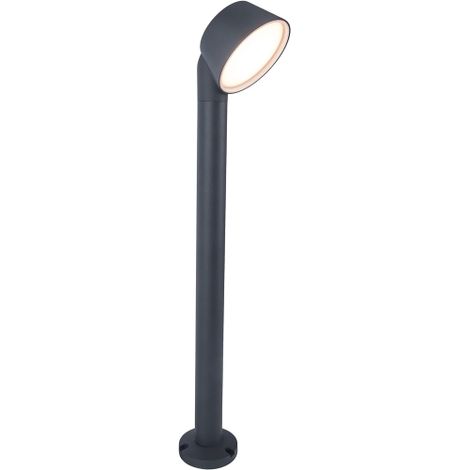 LUTEC Dakota Luci LED da Esterno con Controllo Intelligente, tonalita' di Bianco Regolabili, Colori RGB, Timer e Molto Altro Ancora Tramite l'App Tuya, 800 Lumen, Antracite, 65 cm [Classe di efficienz (1/2)