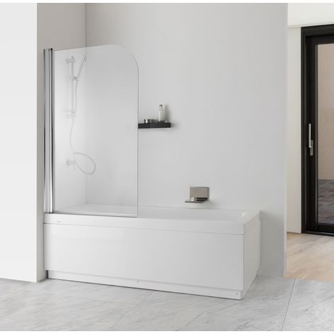Badewannenaufsatz Aus 6 Mm Klarem Sicherheitsglas   Giada