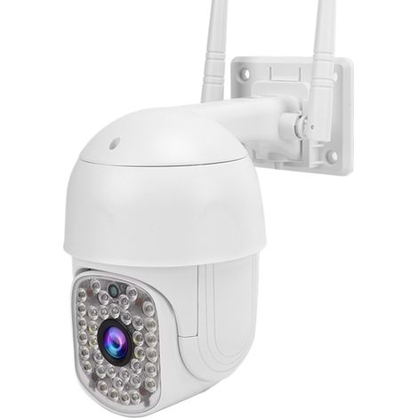 Caméra IP WiFi sans fil 2 pouces 1080p HD avec détection de mouvement, interphone vocal, vision nocturne, étanche, pour système de sécurité domestique, prise UE 110-240 V