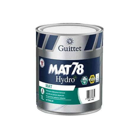 Peinture Guittet Mat 78 Hydroplus Bc Blanc 1l - Guittet