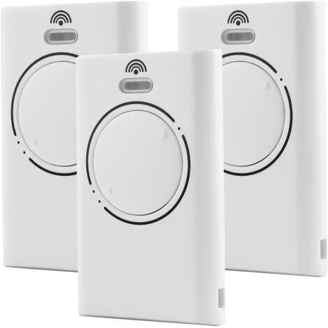 3-teilige 868-MHz-Garagentor-Fernbedienung, 2-Kanal-Torfernbedienung kompatibel mit XT4 868 SLH LR, XT4 868 SLH, XT2 868 SLH LR, XT2 868 SLH (Weiß) (1/5)