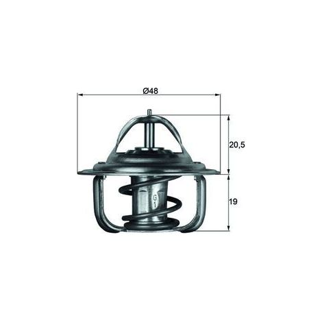 Thermostat, liquide de refroidissement MAHLE TX 1 92D AUDI 030 38 094 036121113