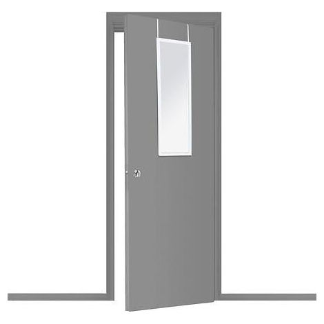 Firsty MIROIR DE PORTE 34x94cm SUSPENDU blanc (1/3)