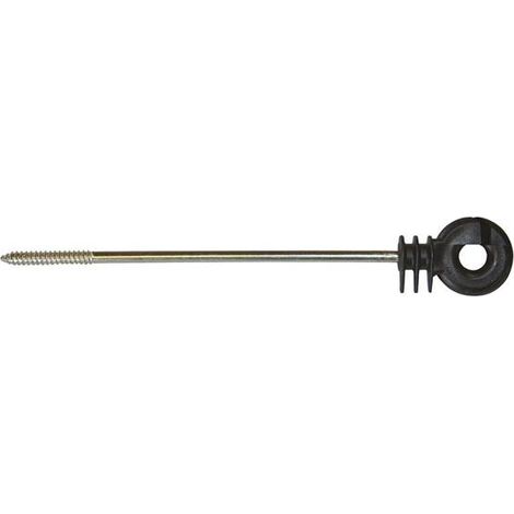 ISOLATORE A VITE LEGNO PROLUNGATO PER RECINTI ELETTRICI 22 cm - Confezione 10 pezzi