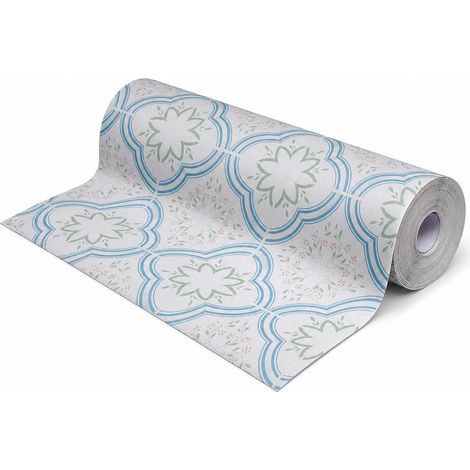 Adesivo per pavimento autoadesivo antiscivolo per bagno verde 60x500 cm (1/5)