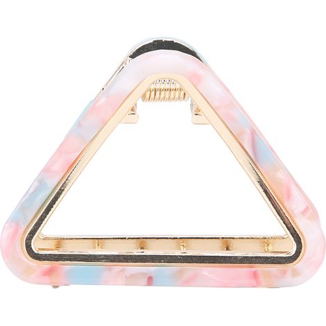 Elegante, hohle, dreieckige Haarspange, modisches Accessoire für Frauen und Mädchen 4 (1/5)