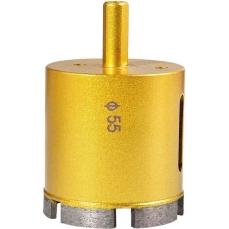 55mm Diamant Diamant Scie Trépan, Foret Creux De Noyau Creux De Marbre De Porcelaine De Verre, Céramique, Porcelaine, Tuile, Marbre, Granit (diamètre De 55mm)