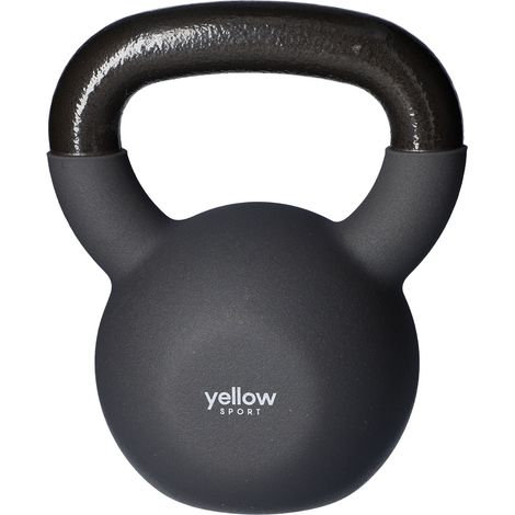 Pesa rusa amarilla KETTLEBELL - gris, 16 kg (1/5)